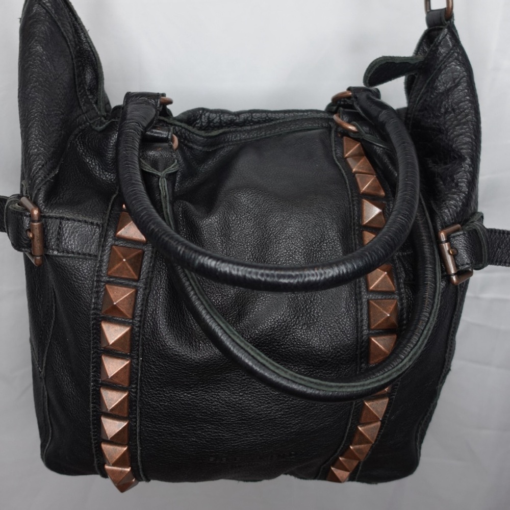 LIMITED EDITION Liebeskind "The New York Bag" Rose Gold Studded Leather Tote - Picture 6 of 6